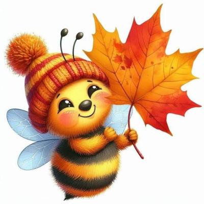 Včielky na jeseň